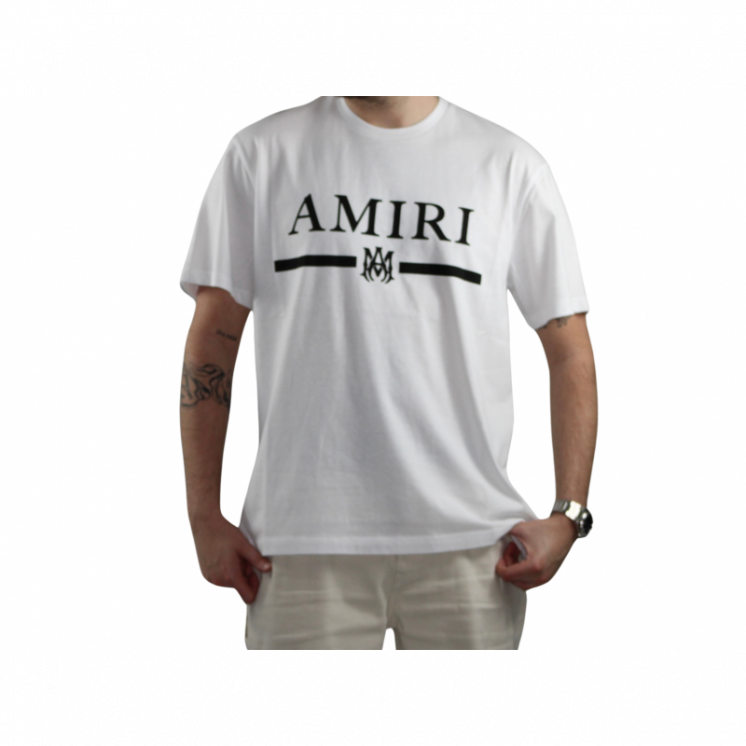 AMIRI White M.A. Bar T-Shirt