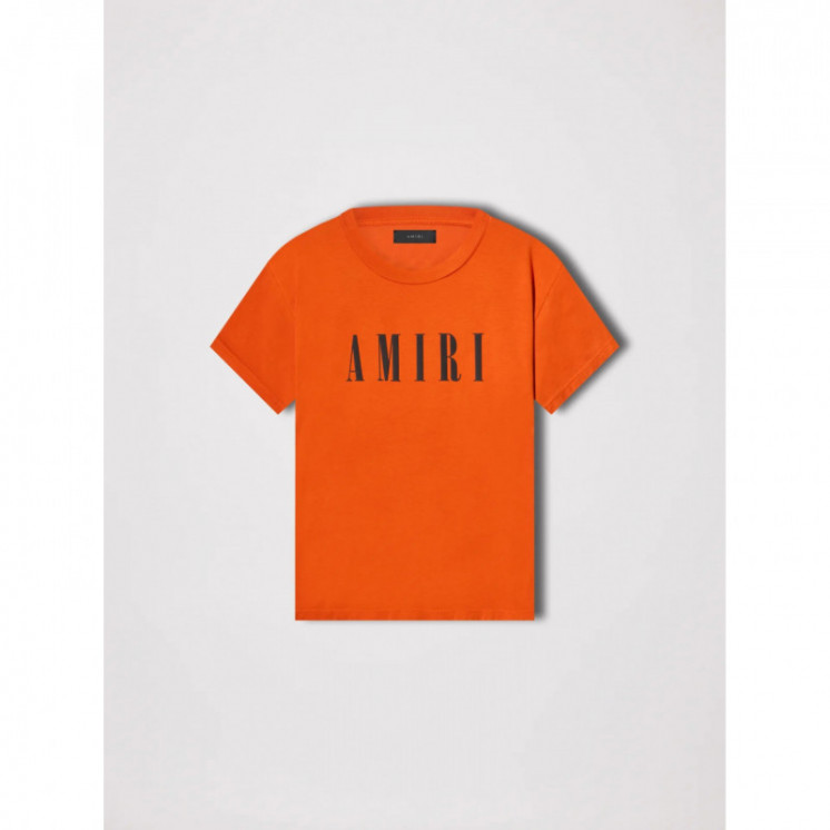 AMIRI CORE LOGO TEE ORANGE