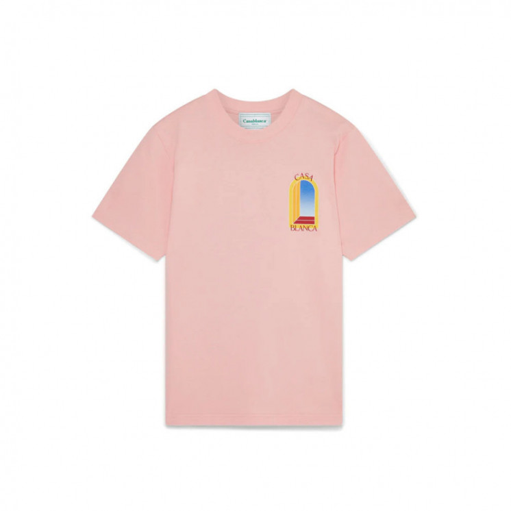 Casablanca T-Shirt L'Arche De Jour Rose
